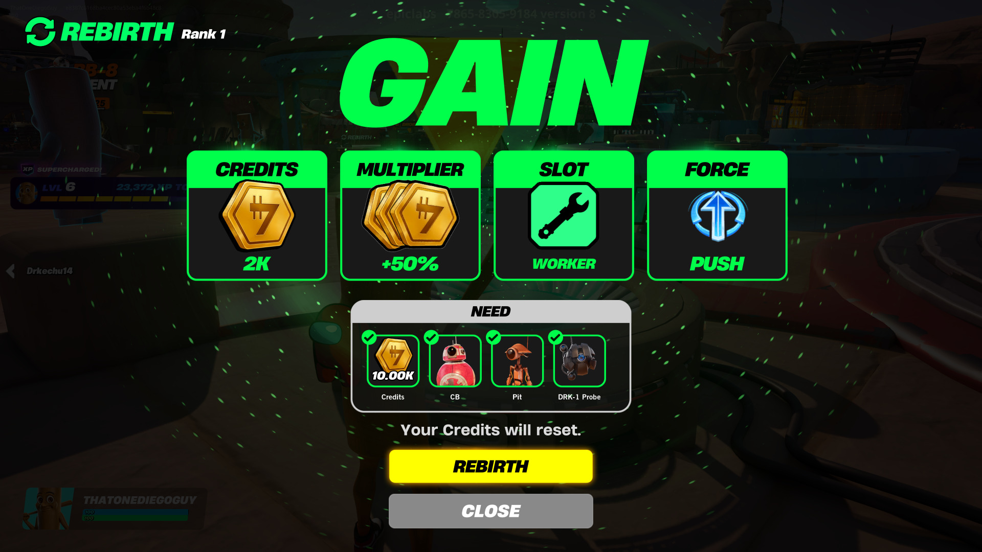 Fortnite Droid Tycoon — быстрый гайд по прокачке